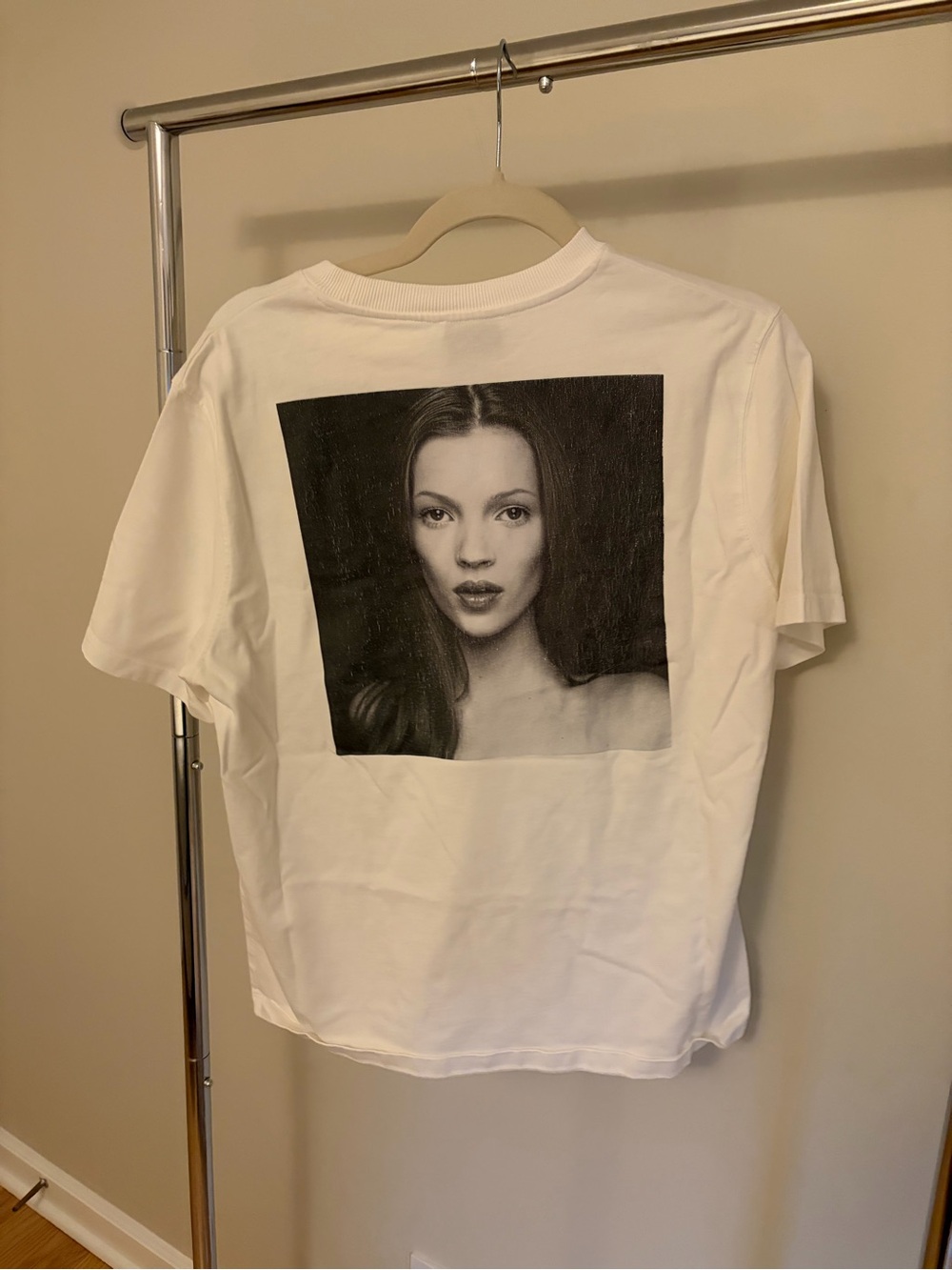 Kate Moss Graphic Crewneck T-Shirt